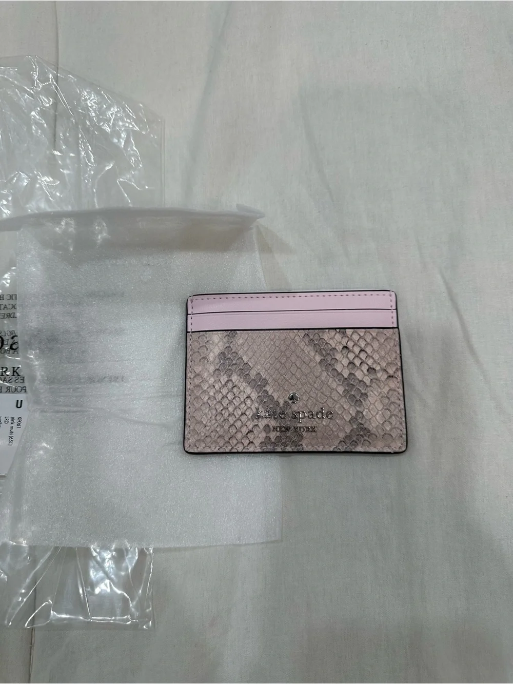 Kate Spade Snake Small Slim Card Holder